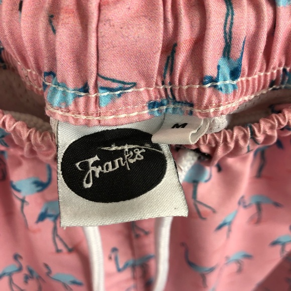 FRANKS Swim Trunks Pink Flamingo Board Shorts - Picture 7 of 8